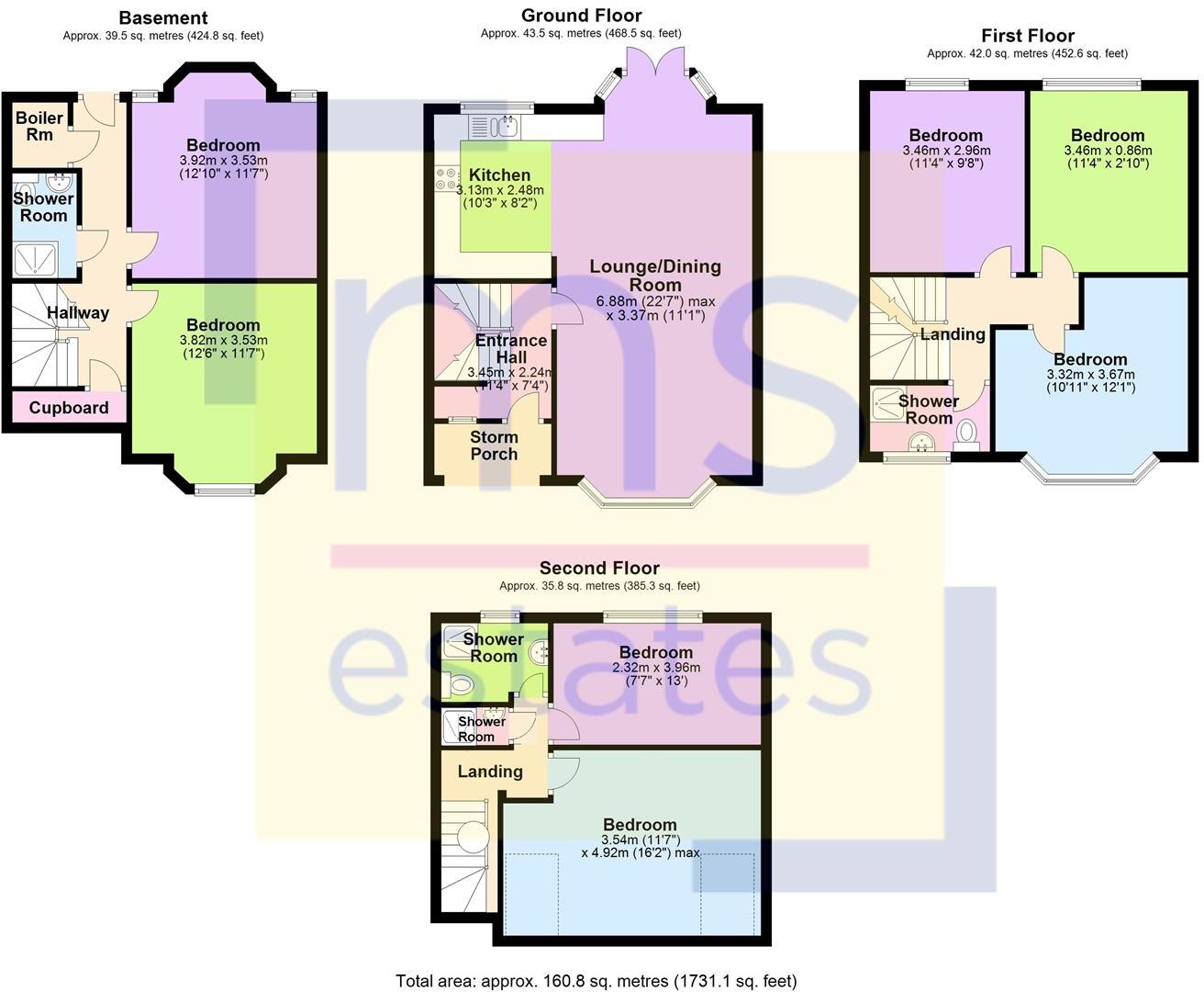 BILLS INCLUDED £140pppw Harrington Drive, Lenton, Nottingham floorplan