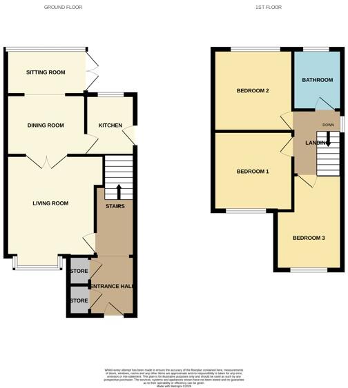 Rainborough Road, Wath-upon-Dearne, Rotherham, South Yorkshire, S63 floorplan