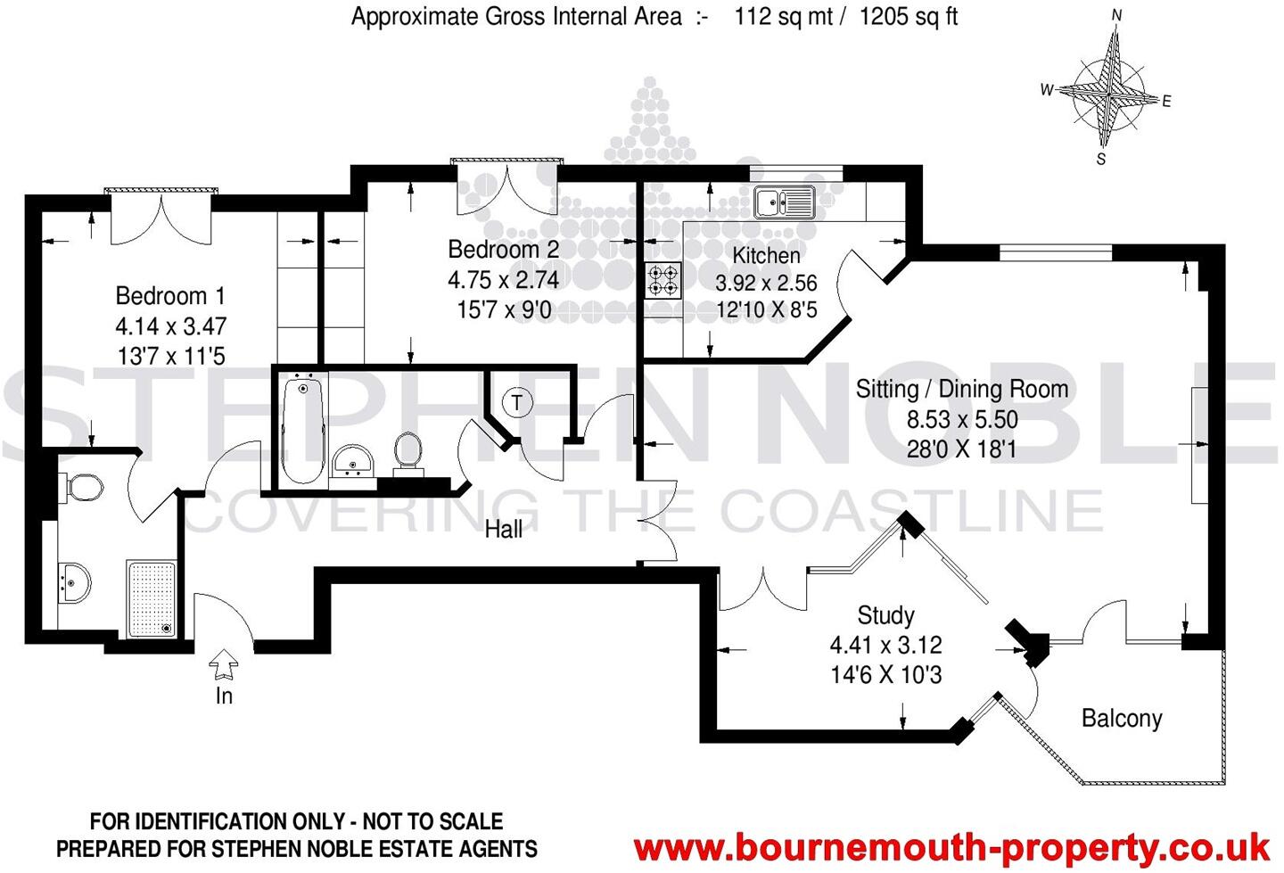 Manor Road, Bournemouth, Dorset, BH1 floorplan