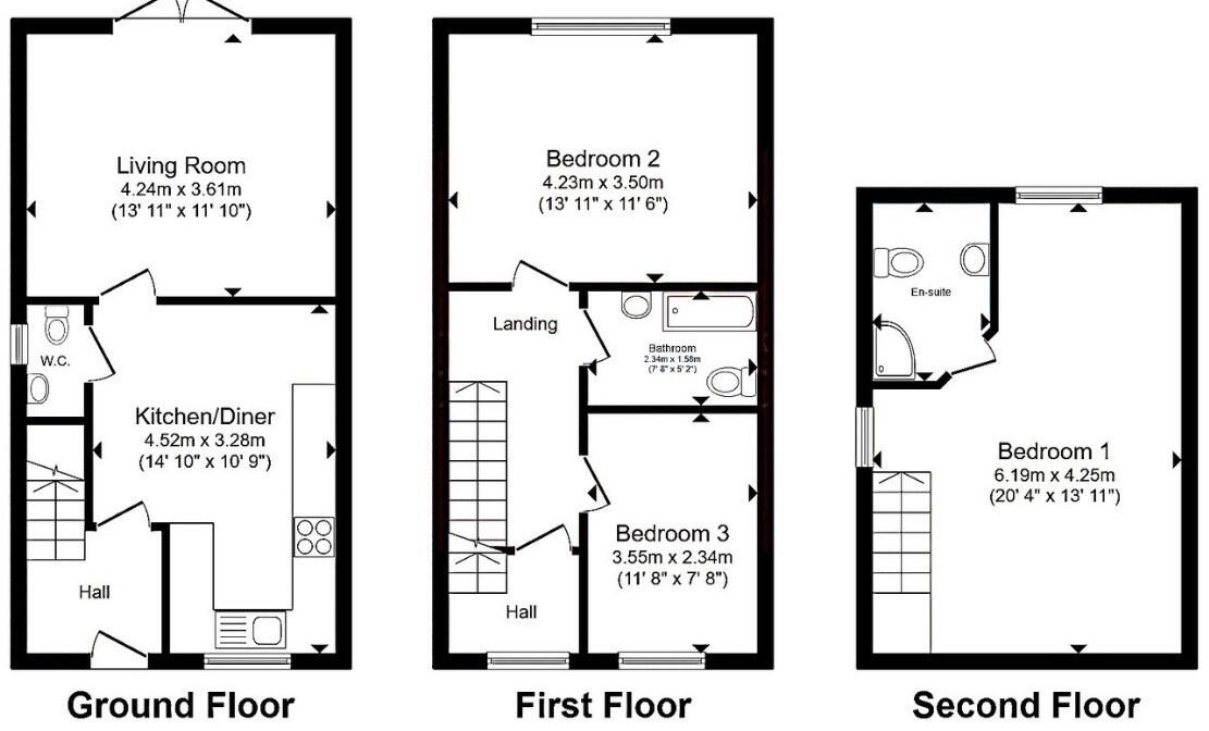 10 Moor Bottom Road, Halifax, HX2 9SR floorplan
