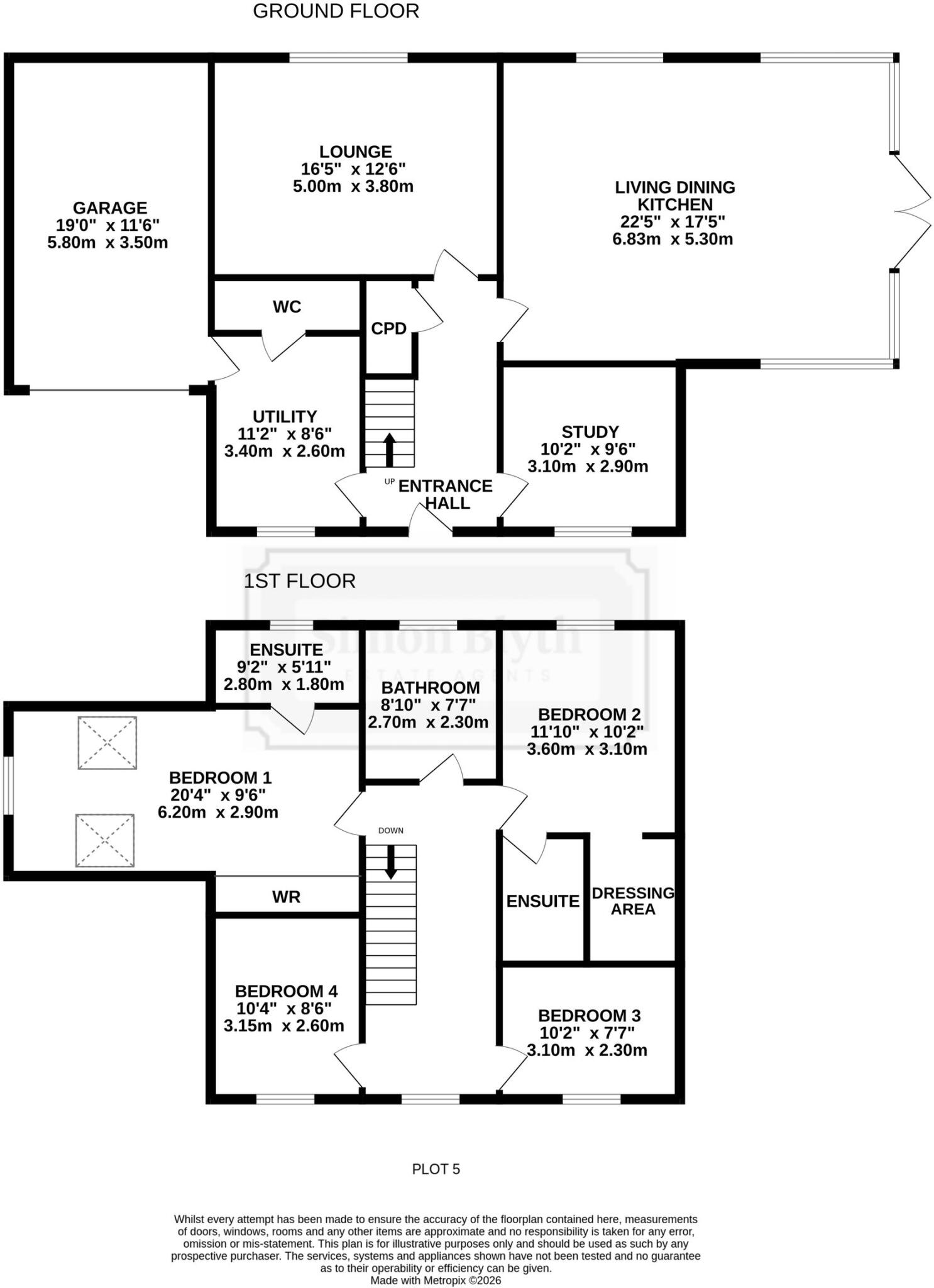 Paddock House, Plot 5, Hardingley Farm, Copley Lane, Shelley HD8 floorplan