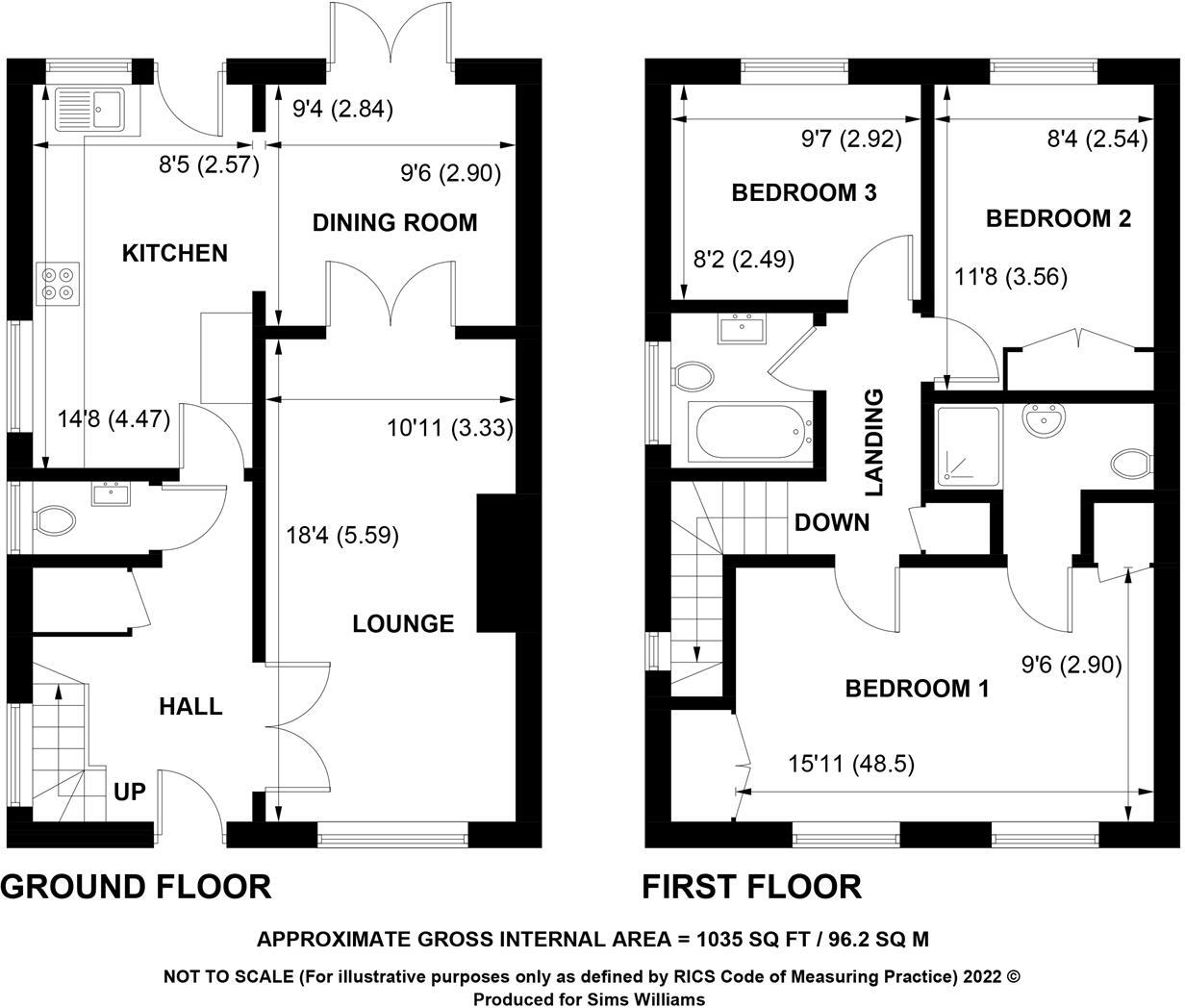 Waterford Gardens, Climping floorplan