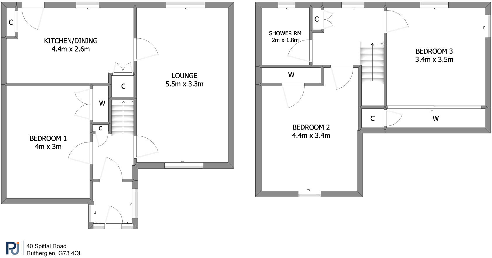 40 Spittal Road, Rutherglen, Glasgow, G73 floorplan