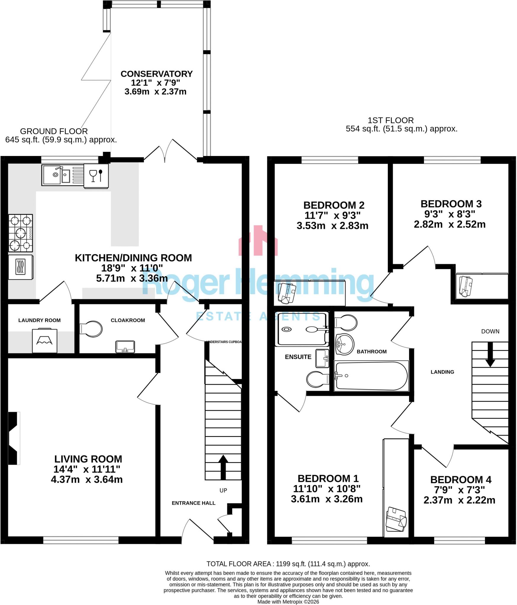 Sion Close, Honiton floorplan