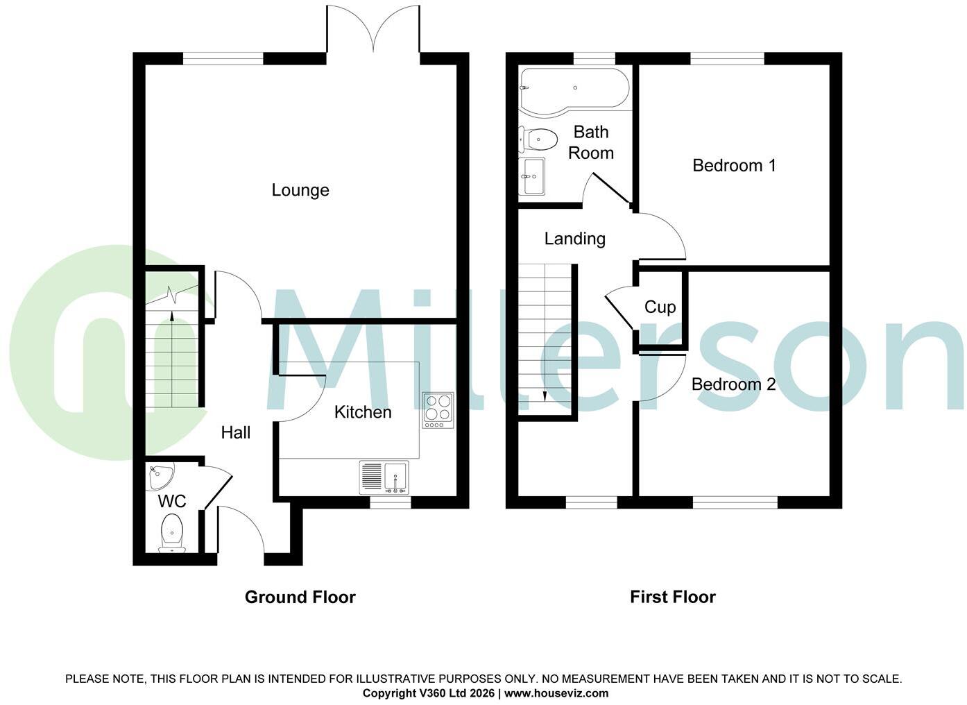 Priory Mews, Launceston floorplan