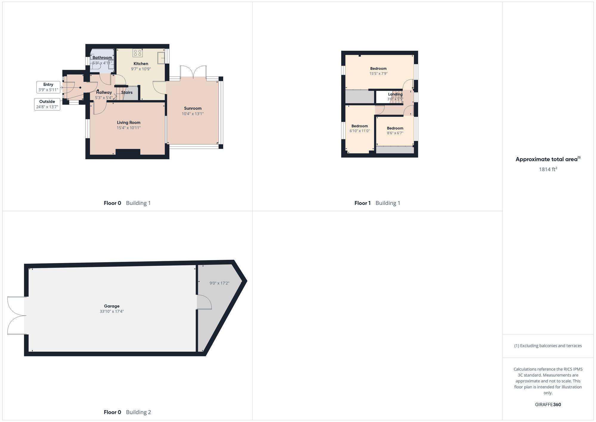 Brent Gardens, Reading, RG2 floorplan