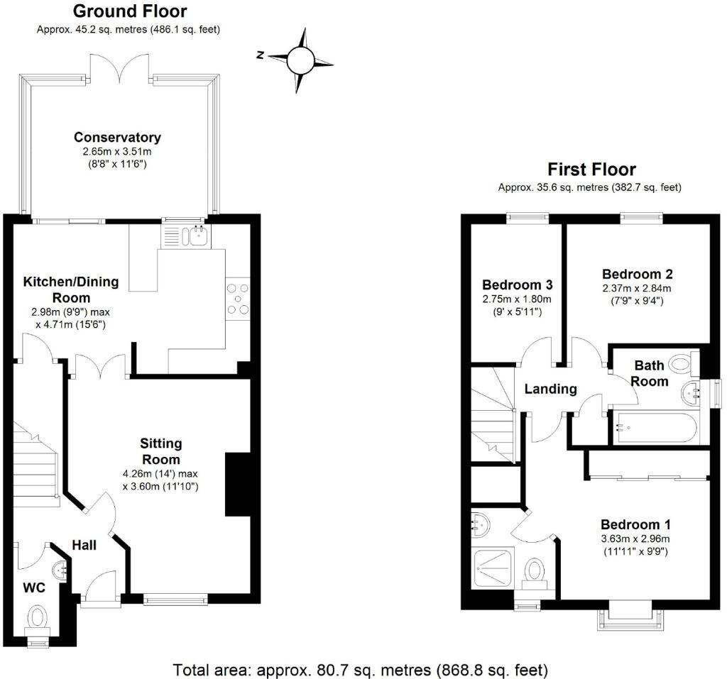 Hopgood Close, Devizes, Wiltshire, SN10 2UG floorplan