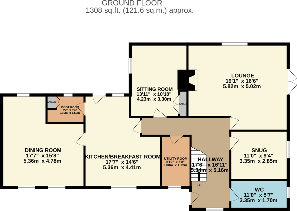 North Road, Clifton upon Dunsmore, Rugby, CV23 floorplan
