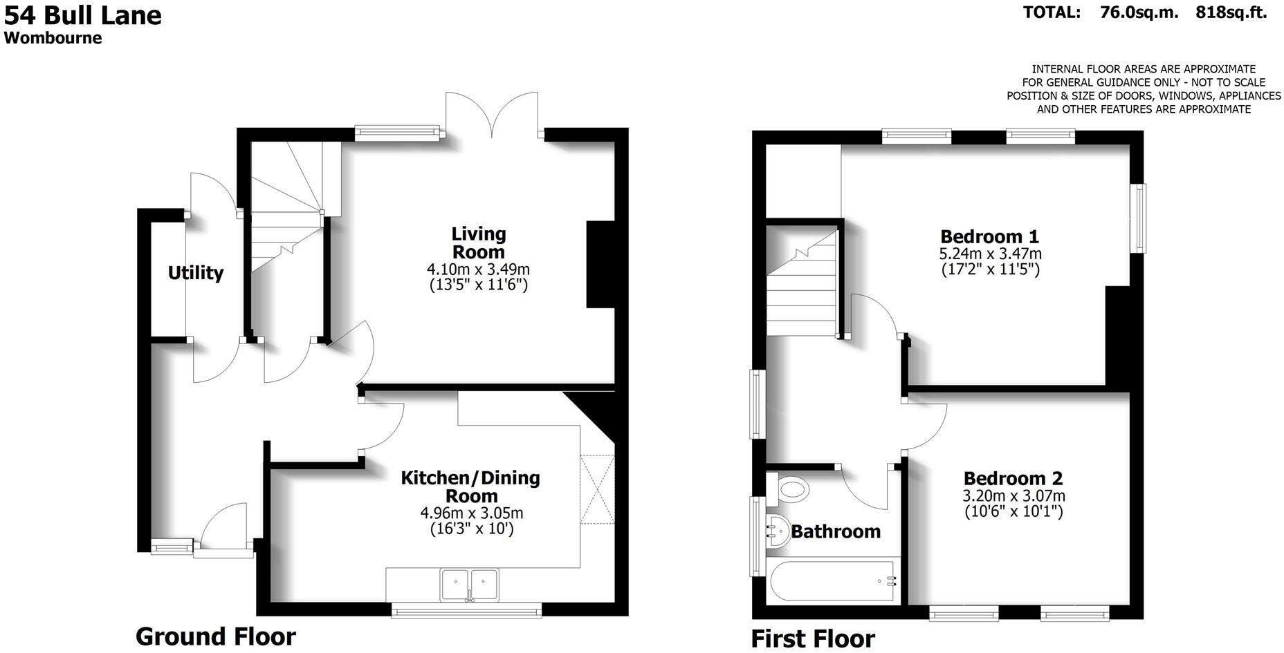 54 Bull Lane, Wombourne, Wolverhampton floorplan