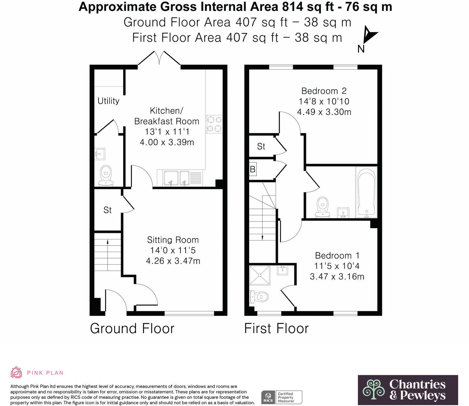 Maple Road, Cranleigh, GU6 8UU floorplan