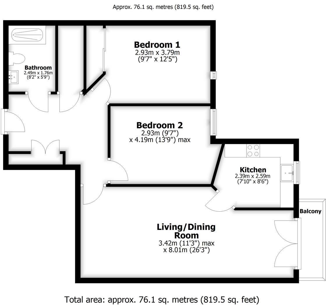 Adlington House, Slade Road, Portishead floorplan