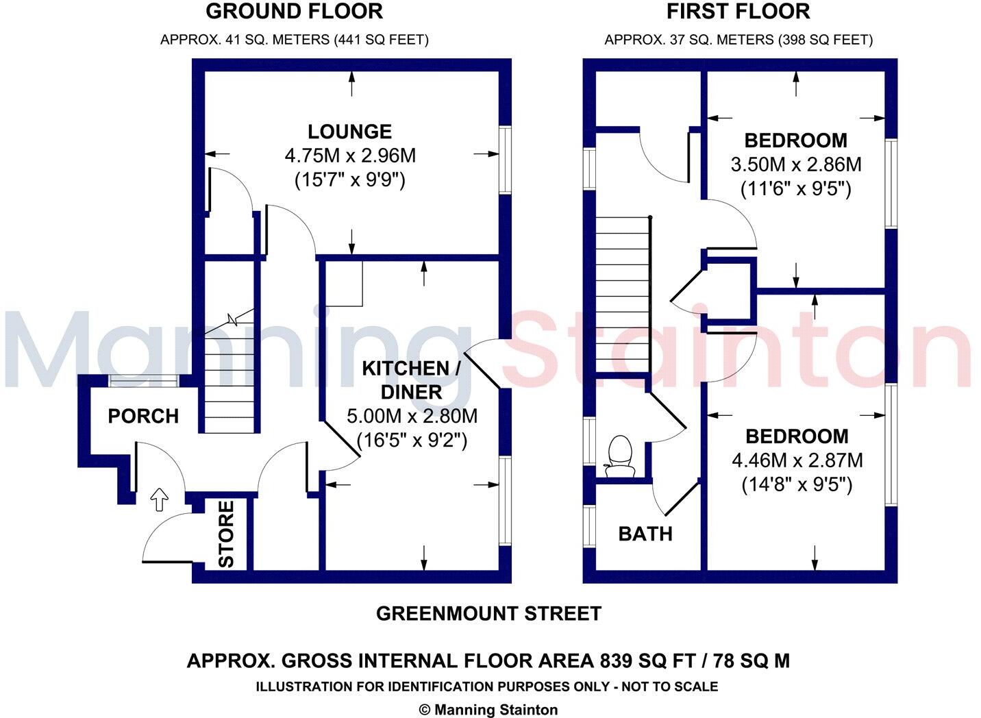 Greenmount Street, Leeds, West Yorkshire floorplan