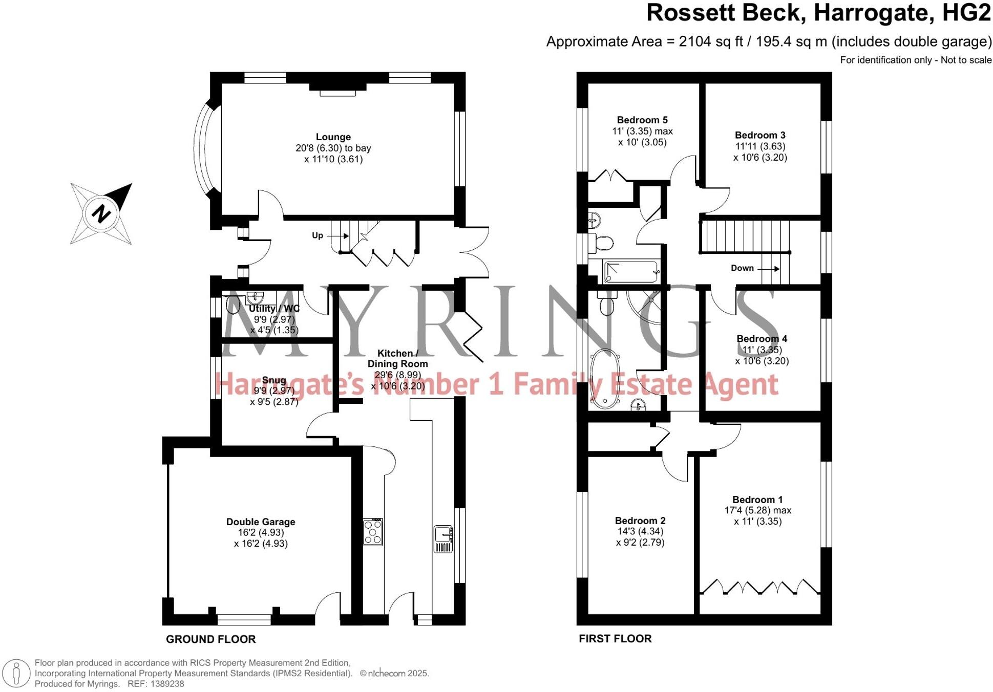 Rossett Beck, Harrogate, HG2 floorplan