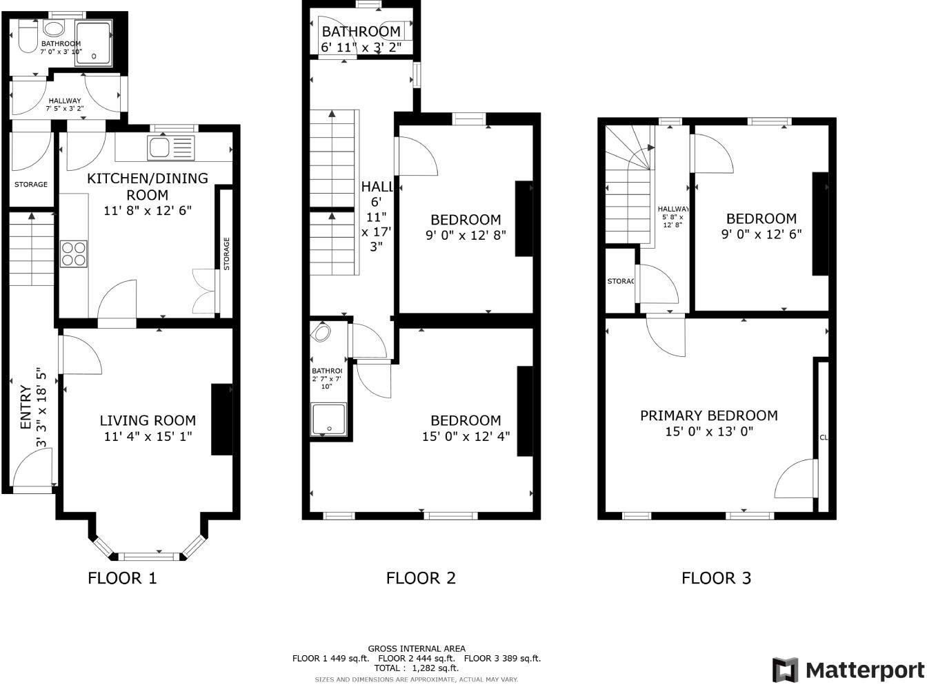106 Portland Road Arboretum, NG7 4GP floorplan