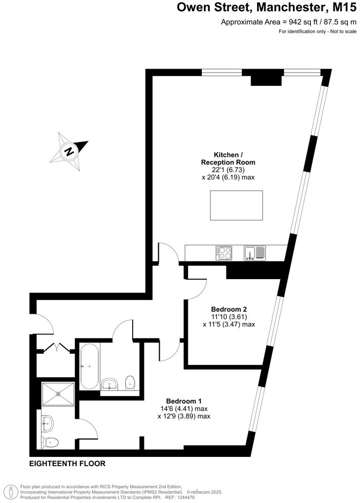 Owen Street, Manchester, M15 floorplan