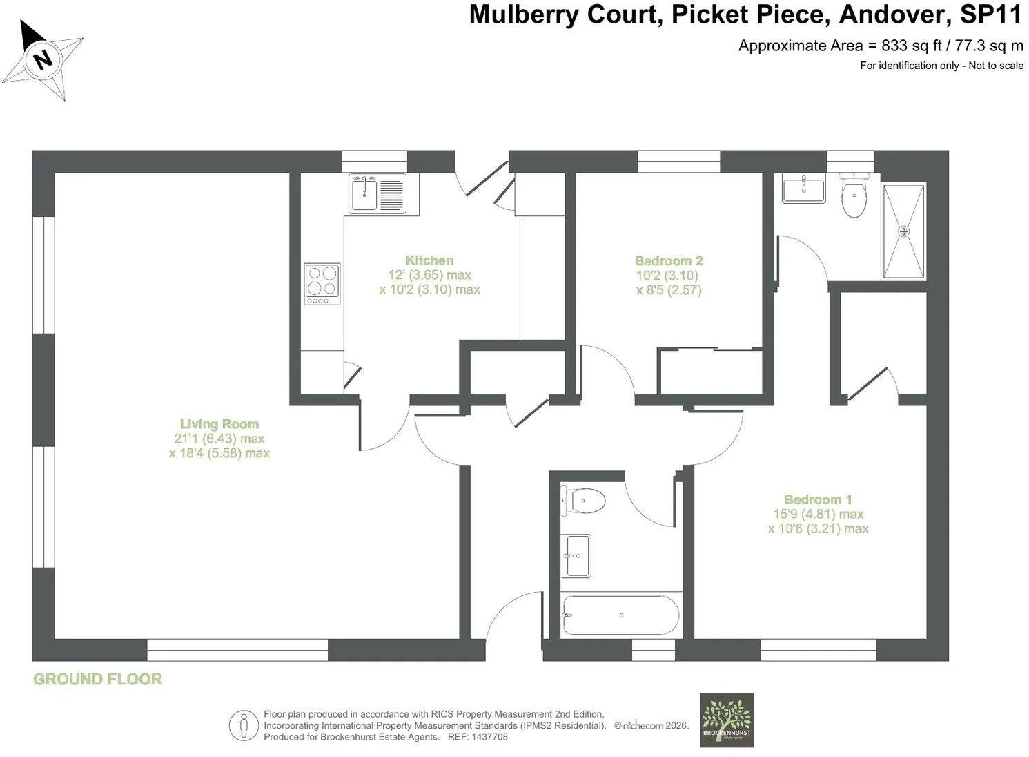 Sontana, Mulberry Court, Picket Piece, Andover, SP11 6LX floorplan