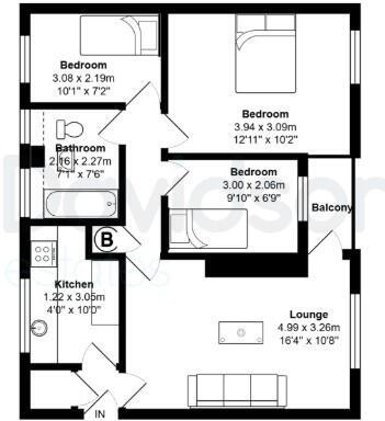 Bristol Road South, Birmingham, B31 floorplan