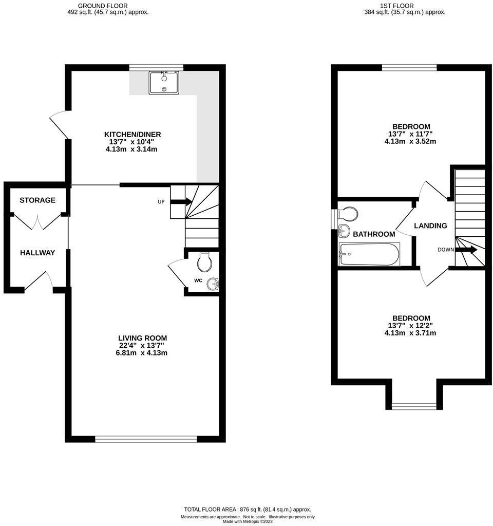 (Bamboo) Willow Close, Doddinghurst, Brentwood floorplan