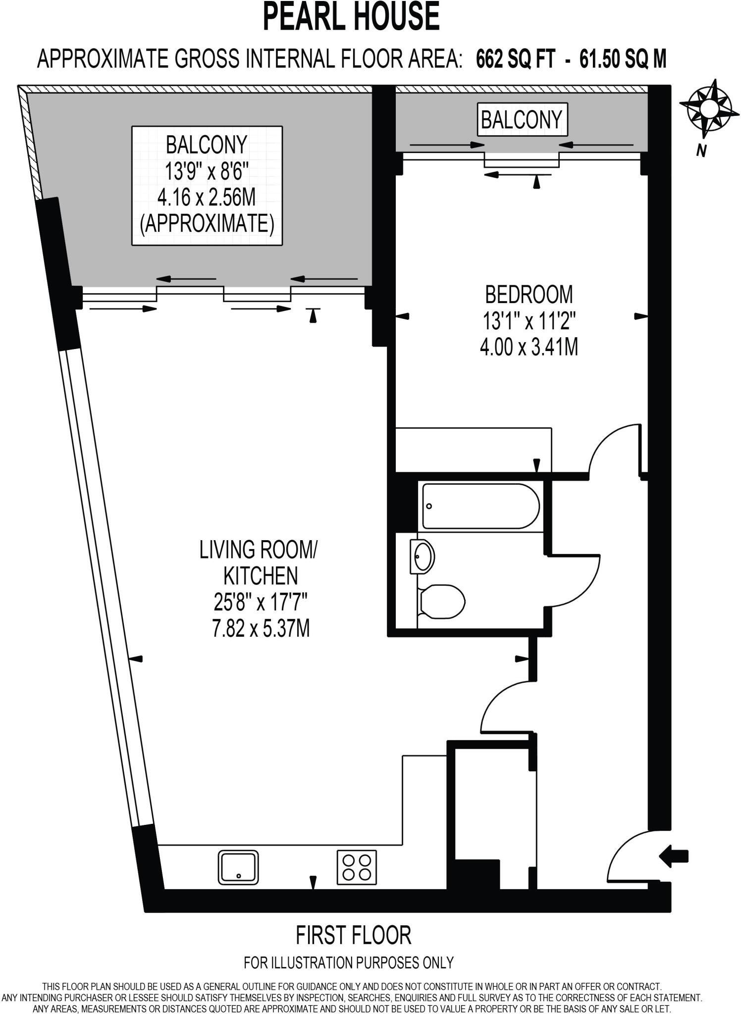 Pearl House, Market Road, Islington, London floorplan