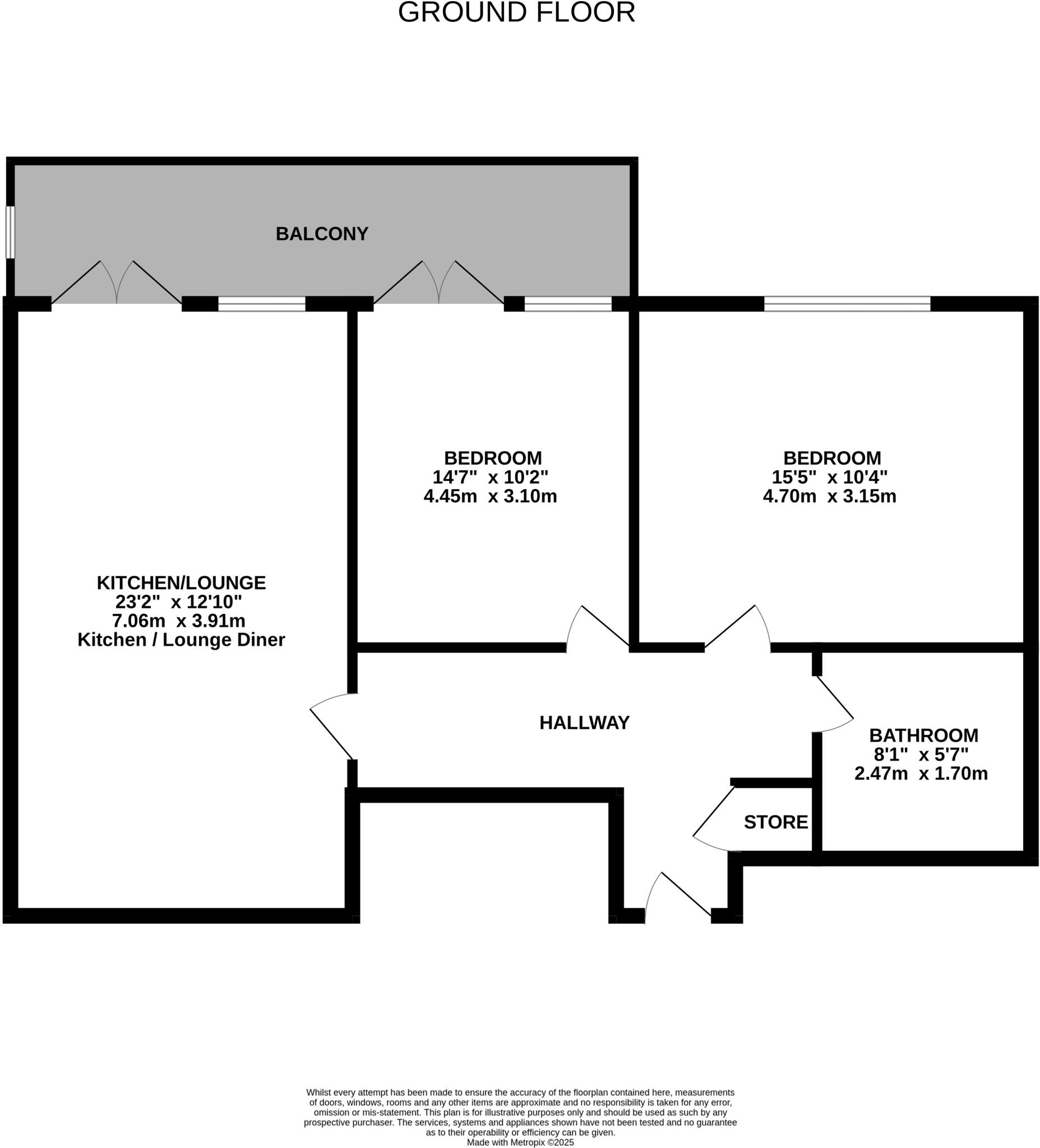 Parkes Court, Lawley floorplan