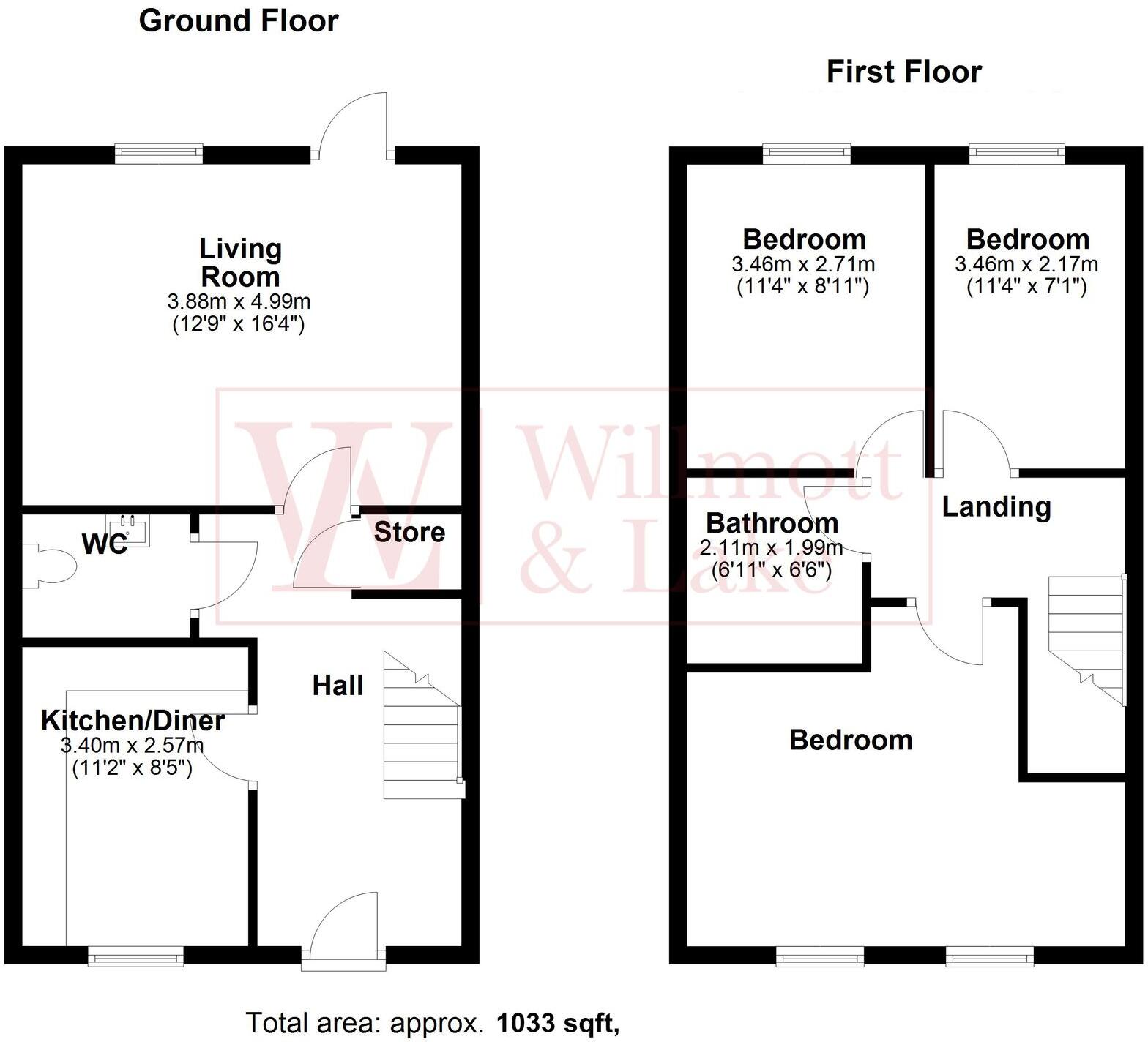 Newland Avenue, Bishop's Stortford, CM23 floorplan