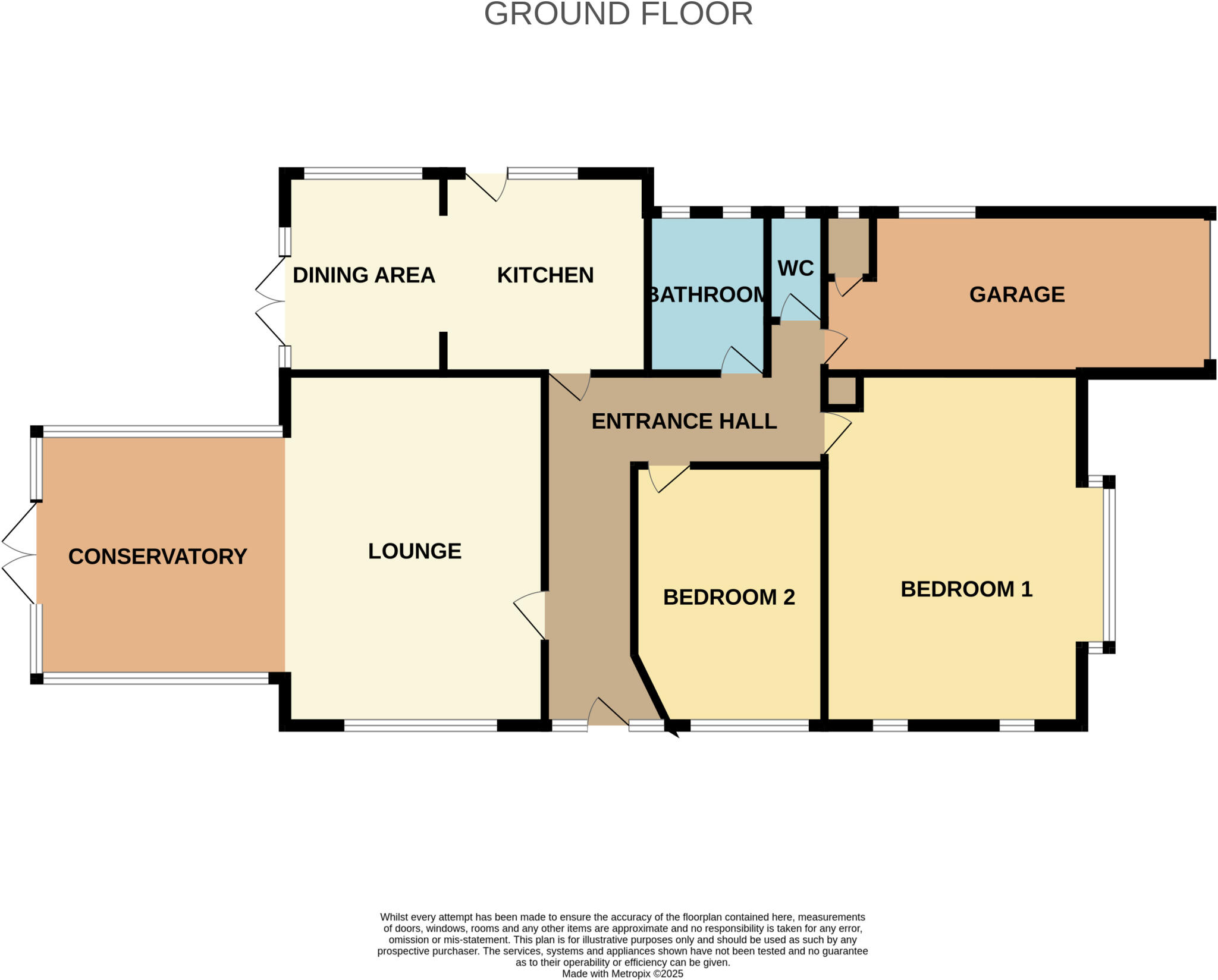 7 Woodland Close floorplan