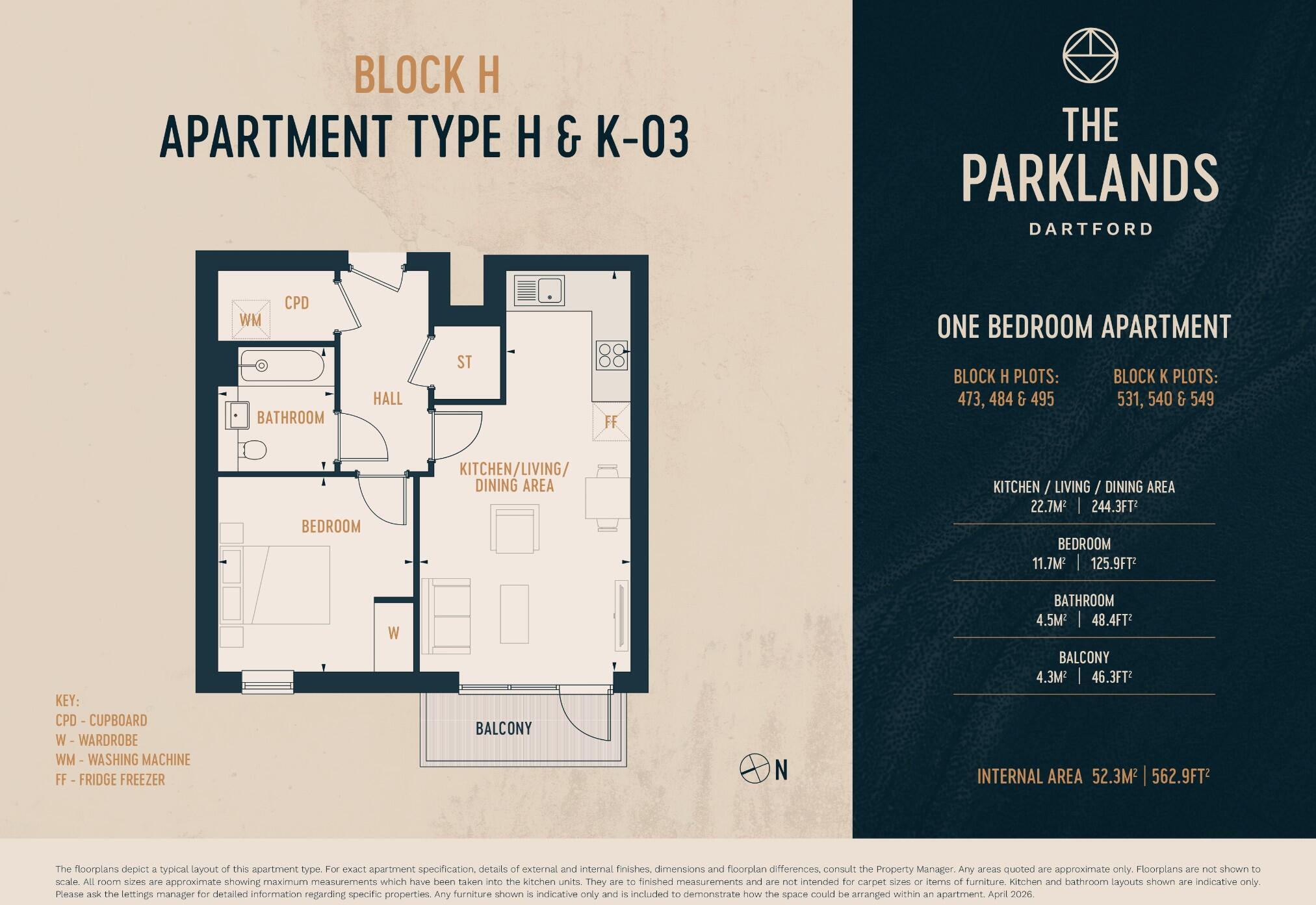 The Parklands, Dartford, DA1 floorplan