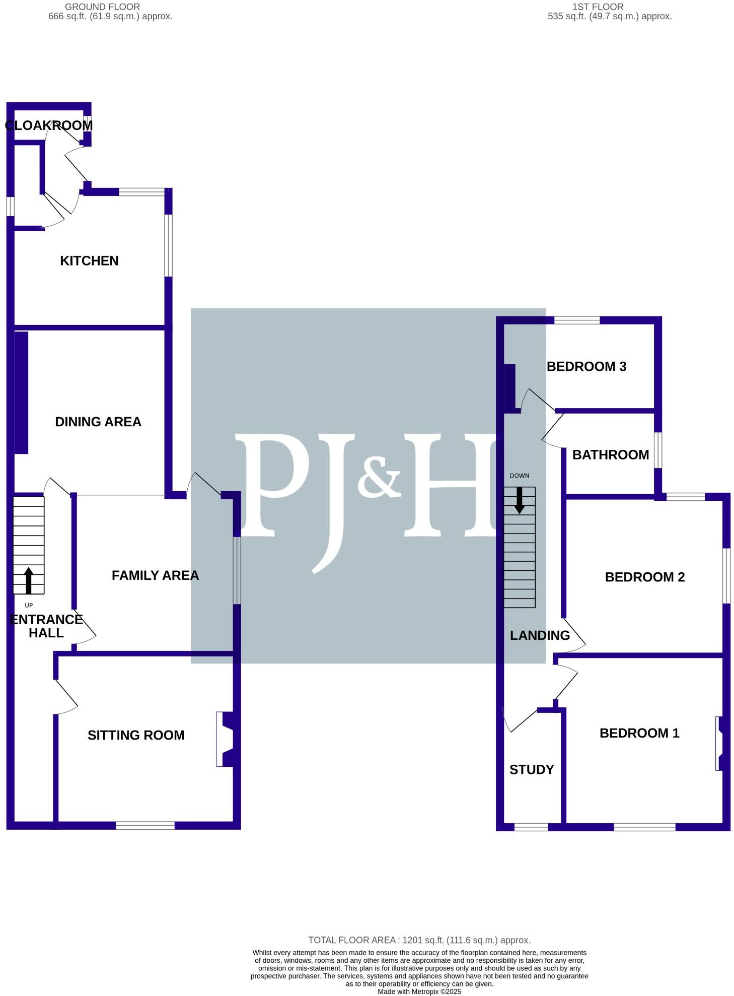 2, Dellands, Overton. RG25 floorplan
