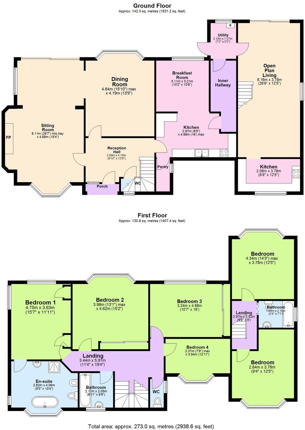 Manscombe Road, Torquay, TQ2 floorplan