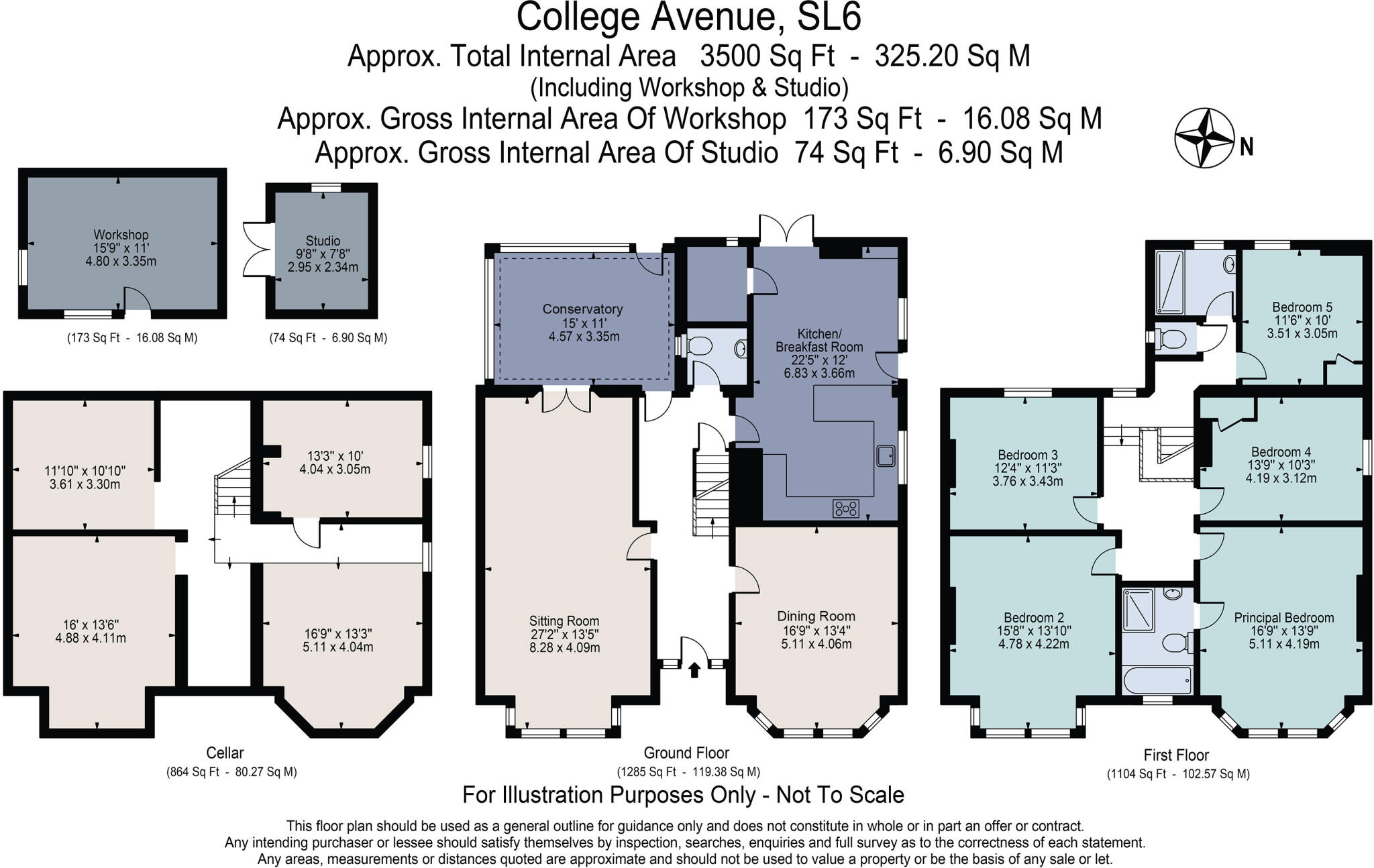 College Avenue, Maidenhead, Berkshire, SL6 floorplan
