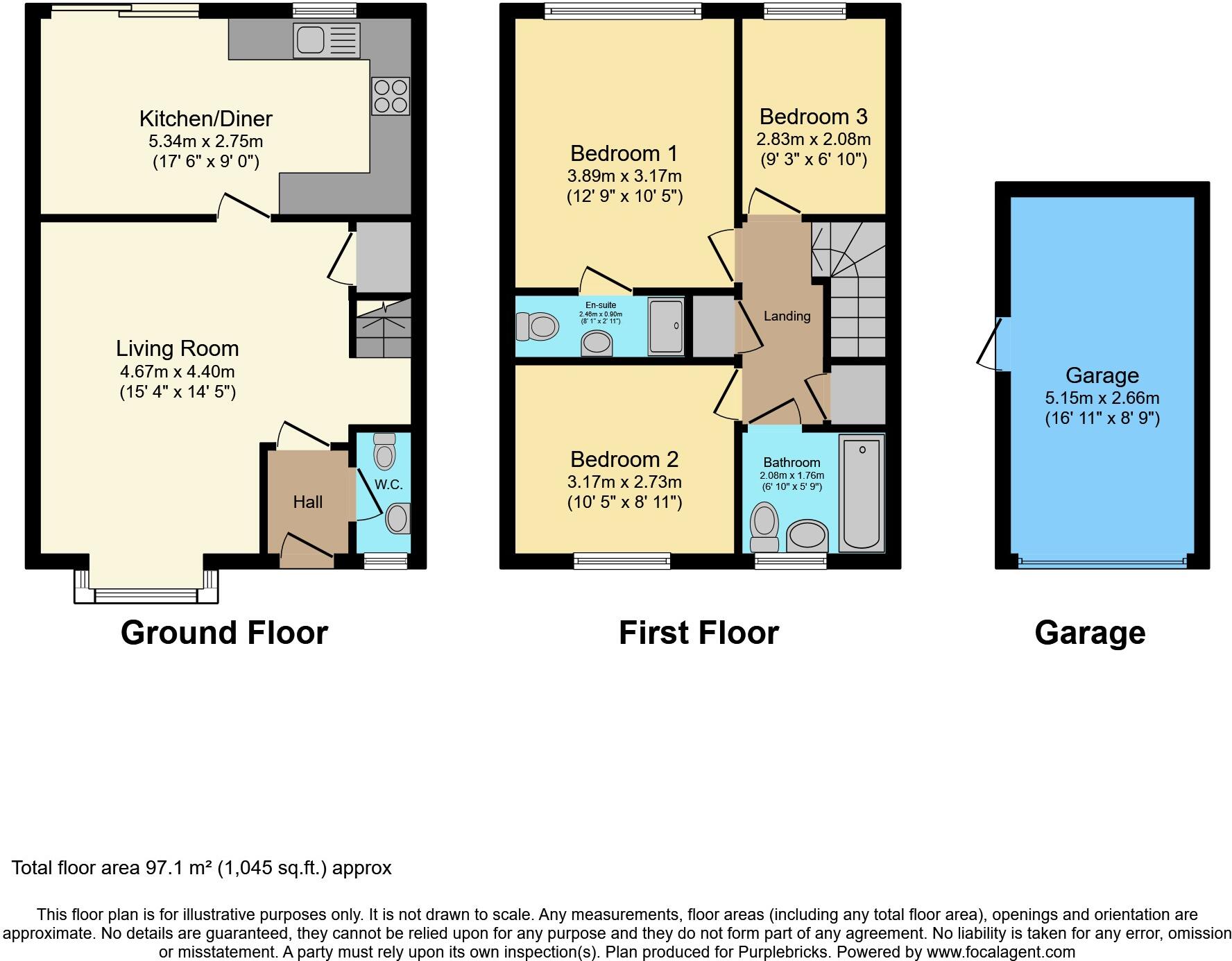 Longfellow Avenue, Deeside, CH5 floorplan