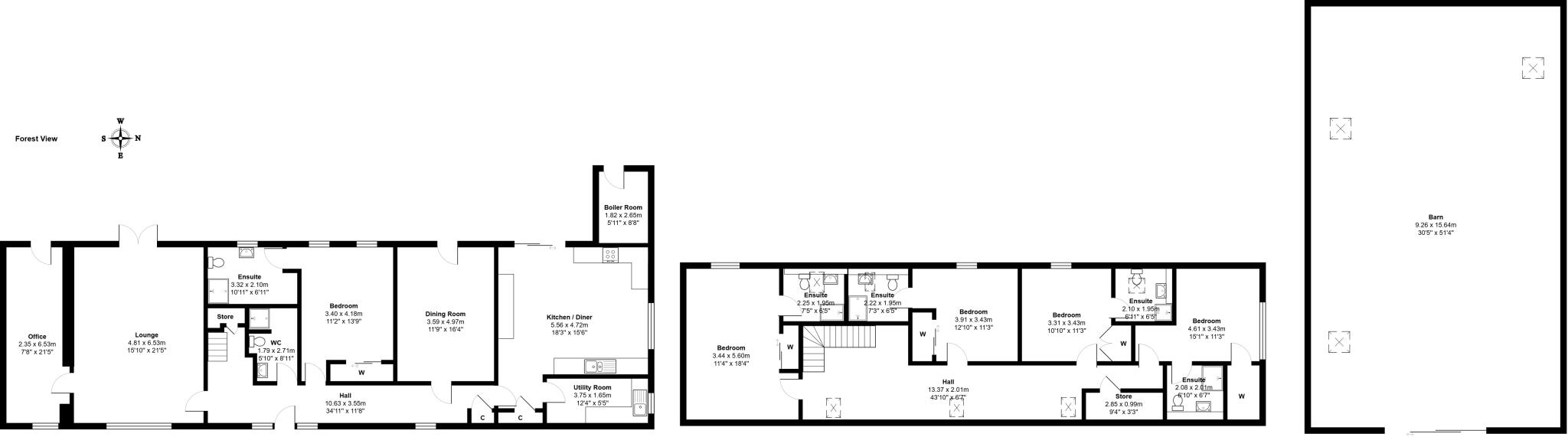 Forest View, Strichen, Fraserburgh, Aberdeenshire, AB43 floorplan