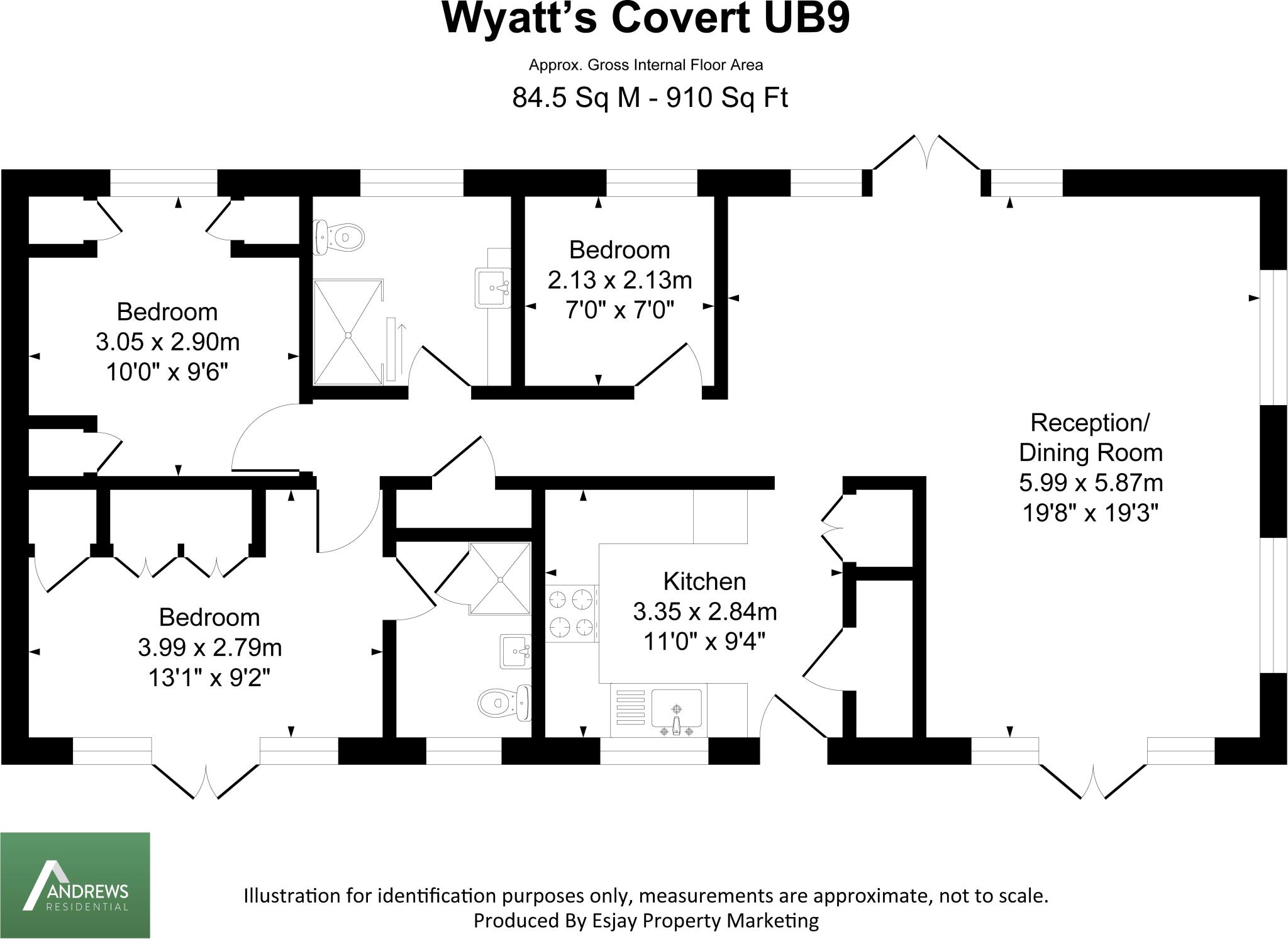 Wyatts Covert , Denham floorplan