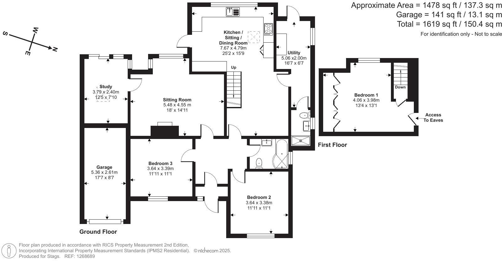 Yawl Crescent, Uplyme, Lyme Regis floorplan