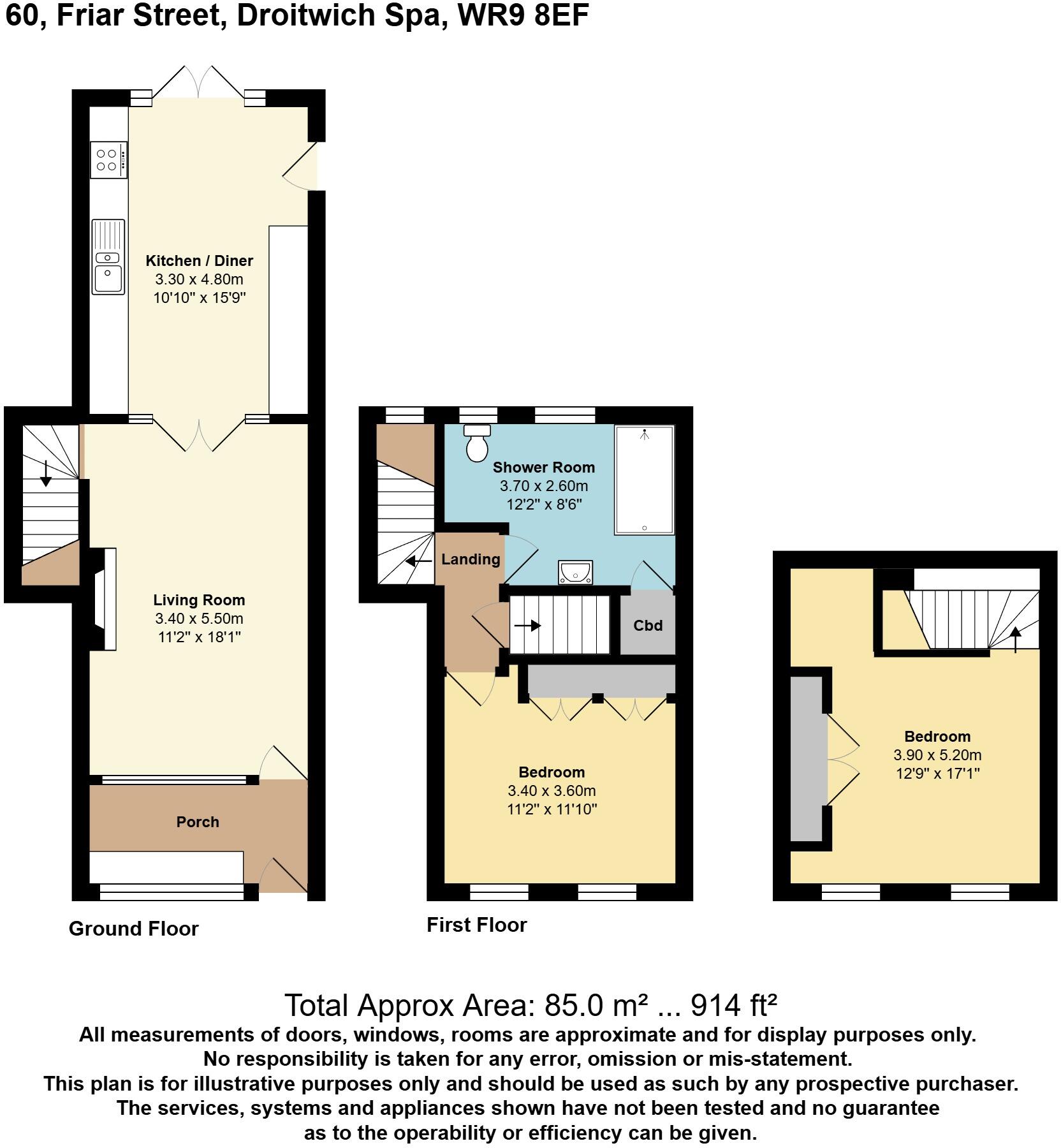 Friar Street, Droitwich, Worcestershire, WR9 floorplan
