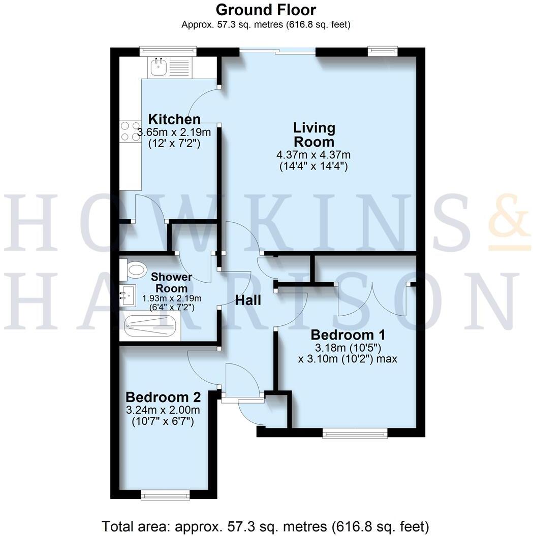 Tutbury Close, Ashby-De-La-Zouch, LE65 floorplan