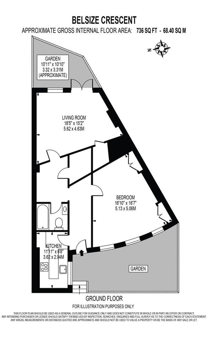 Belsize Crescent, London floorplan