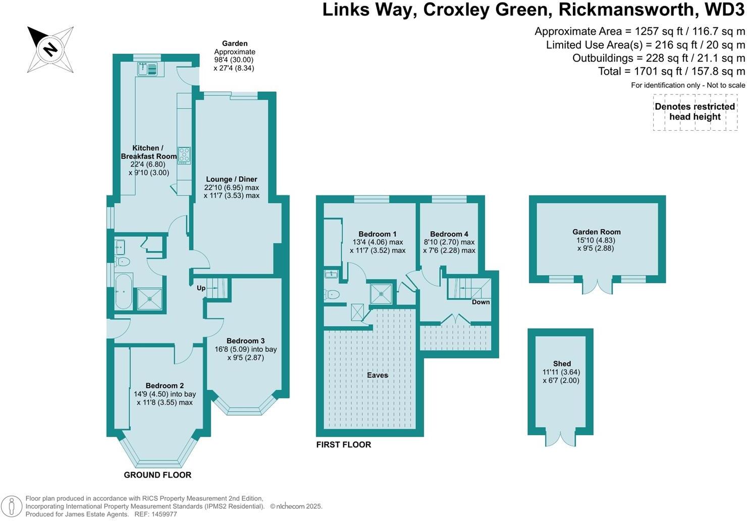 Links Way, Croxley Green, Rickmansworth floorplan