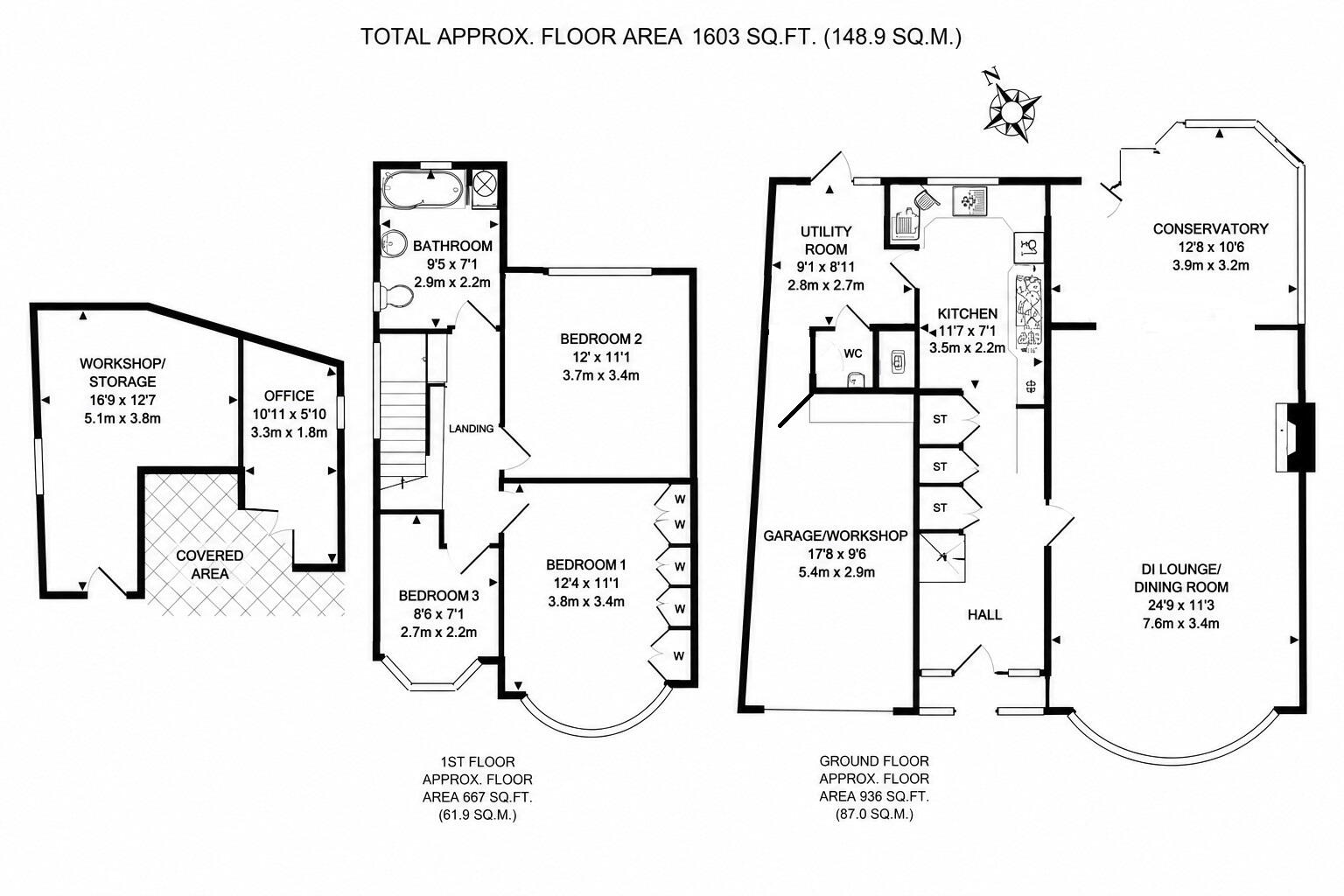 Wimborne Road, Bournemouth floorplan