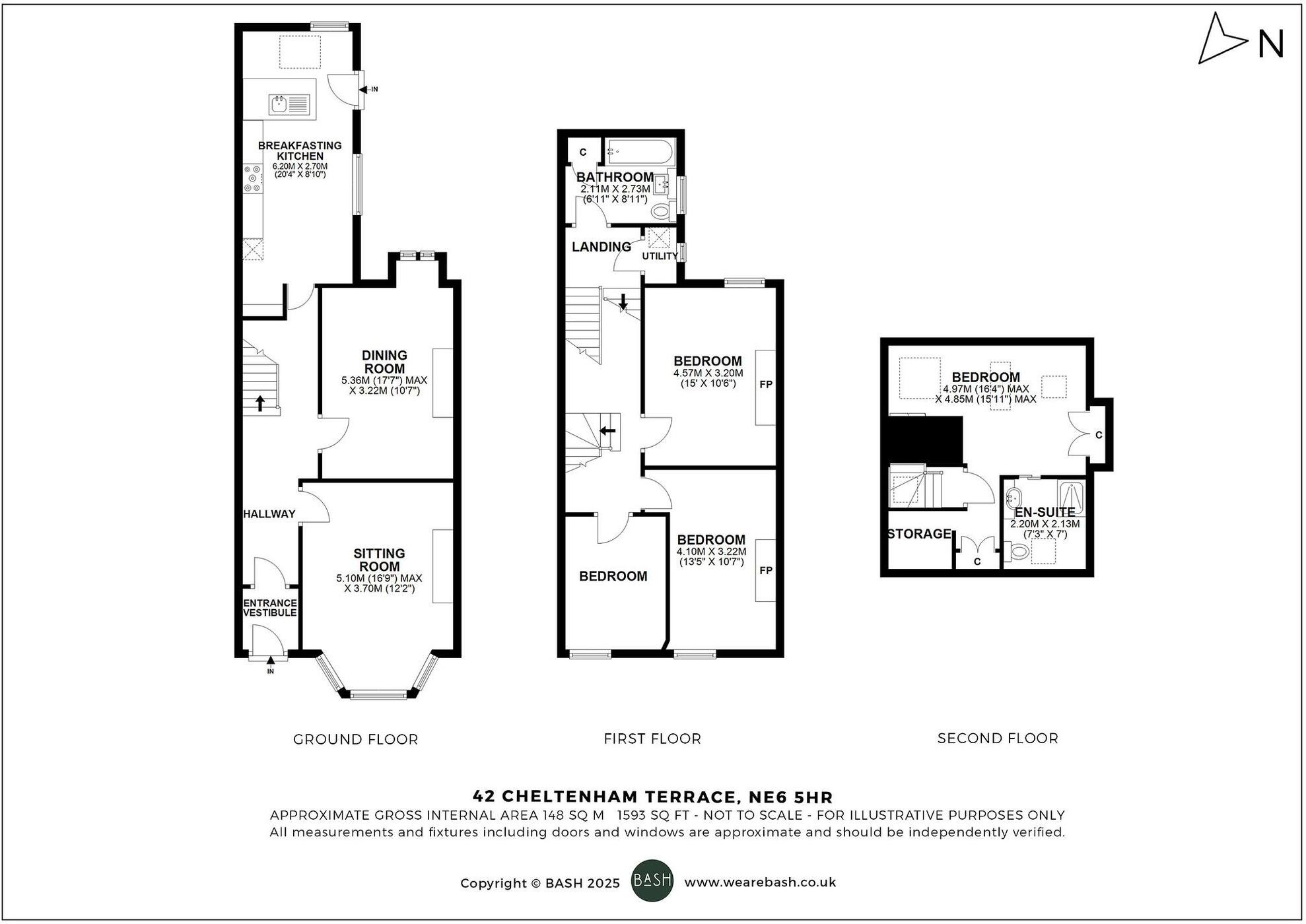 Cheltenham Terrace, Heaton, NE6 floorplan