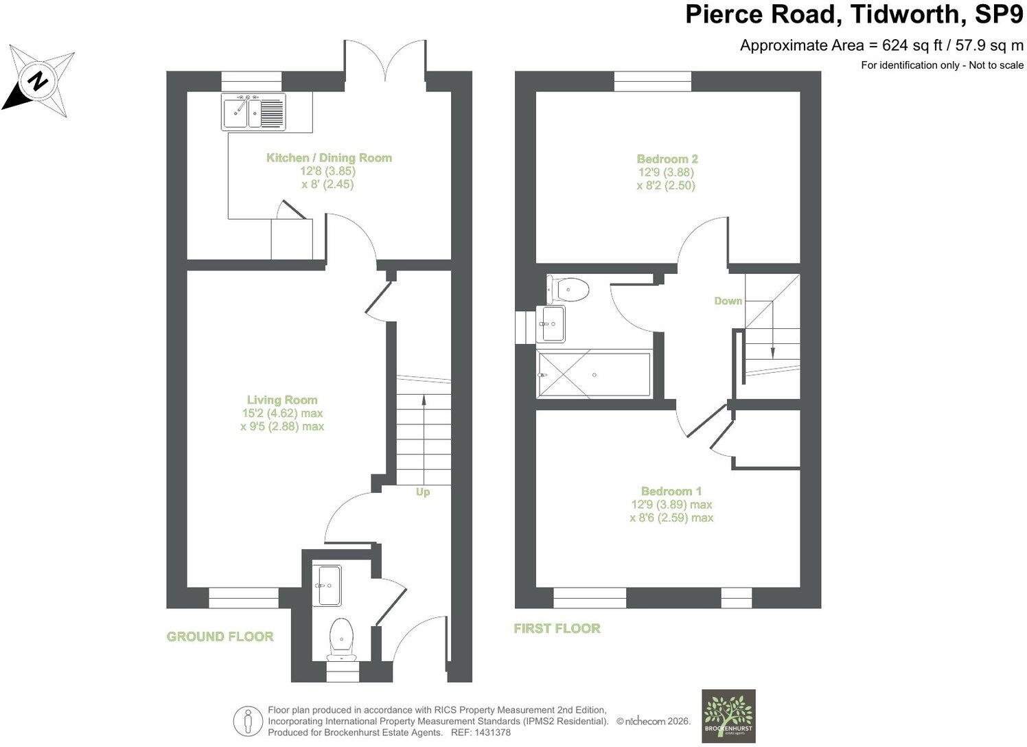 Pierce Road, Tidworth, SP9 7WQ floorplan