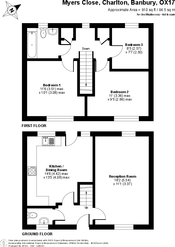 Myers Close, Charlton, West Northamptonshire floorplan