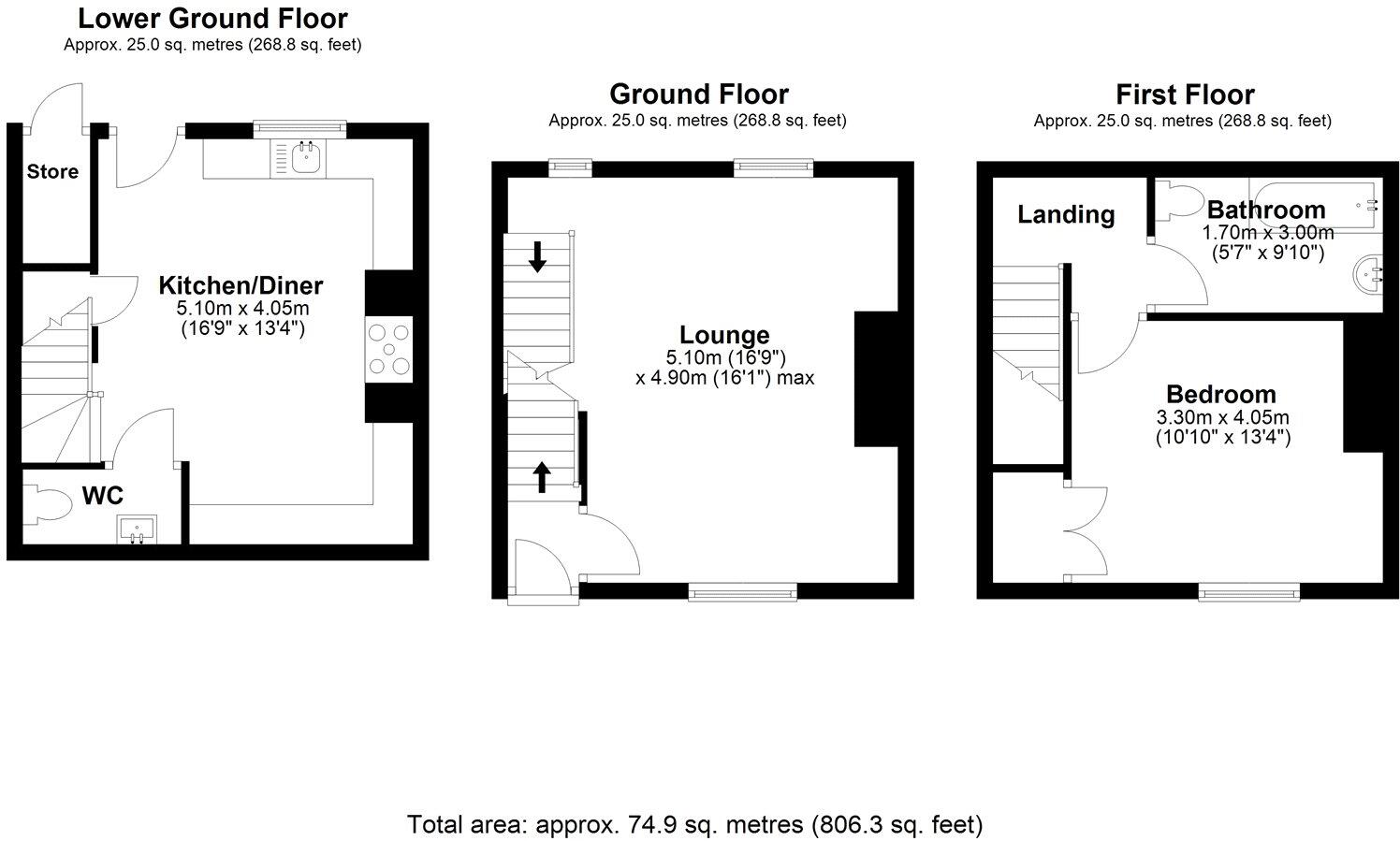 Snows Green Road  Shotley Bridge, Consett, Durham, DH8 floorplan