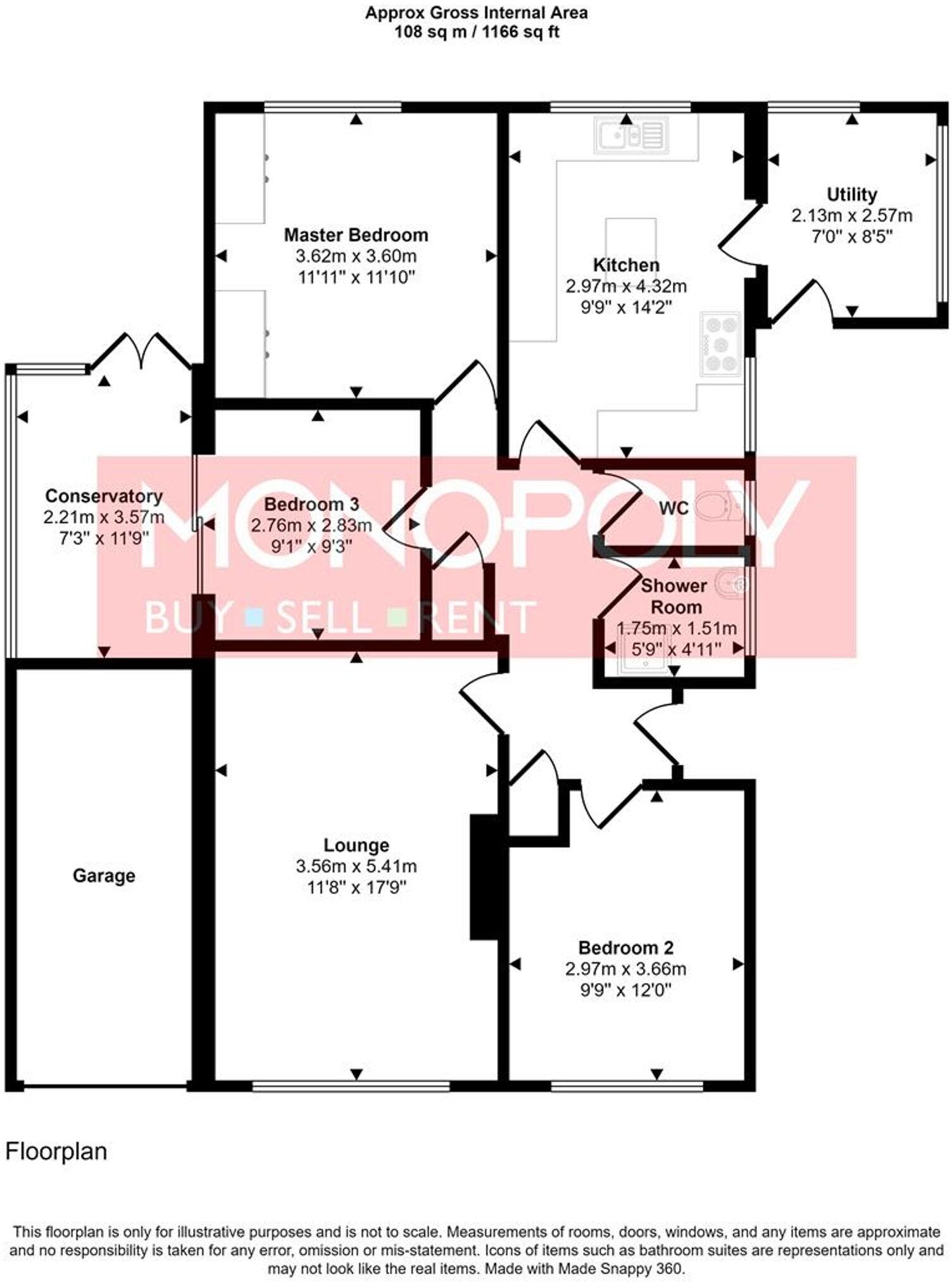 Dalar Wen, Denbigh, LL16 floorplan