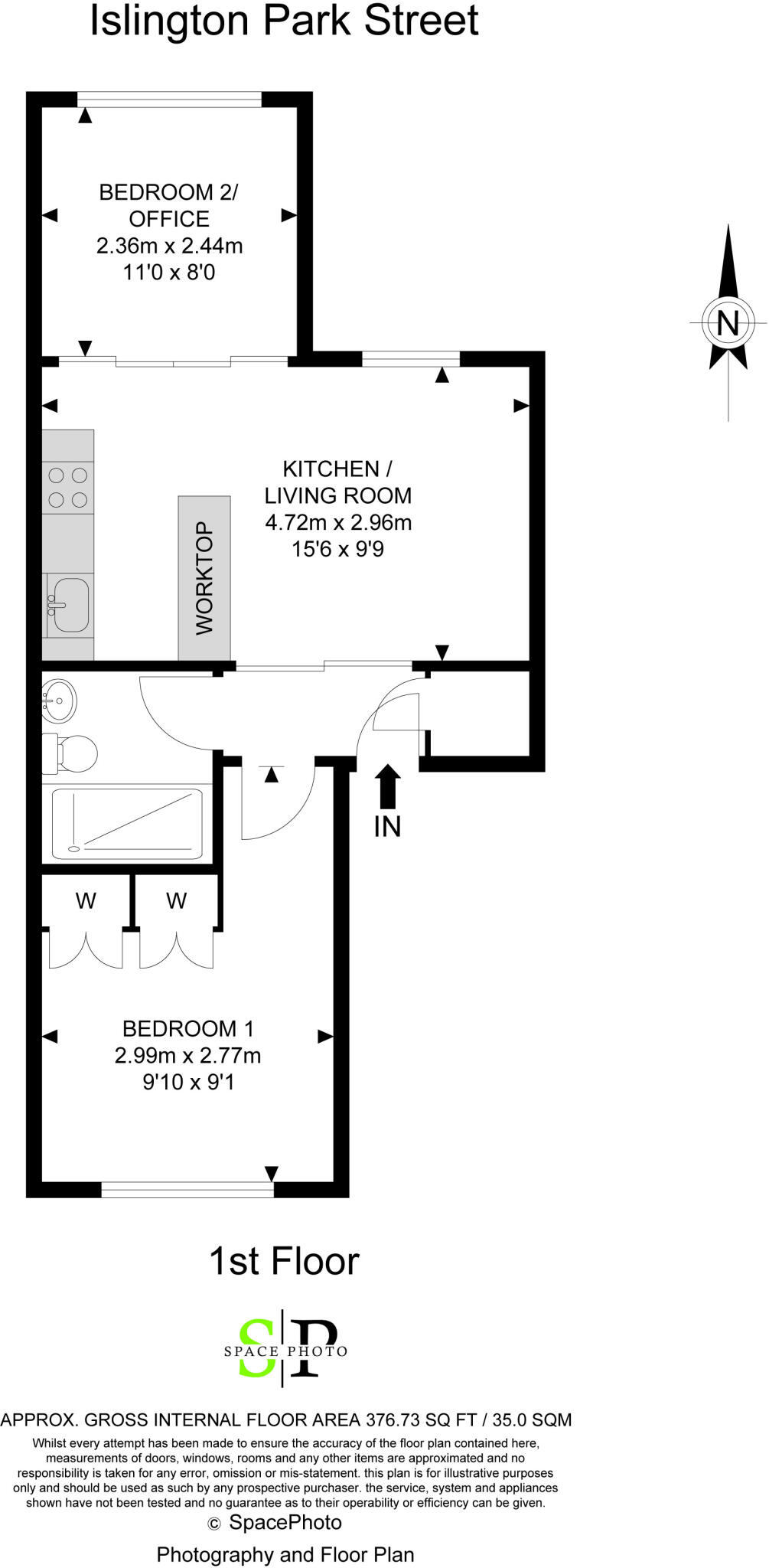 Islington Park Street, London, N1 floorplan