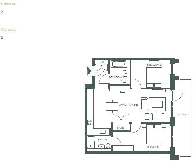 The Waterfront, West Quay Road, Poole, Dorset, BH15 floorplan
