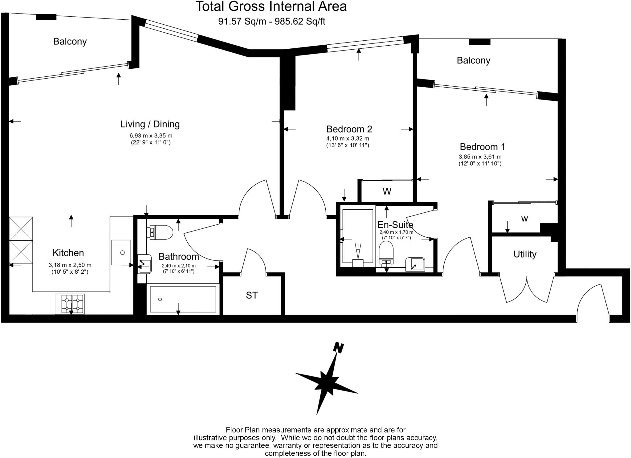 Wandsworth Road, London, SW8 floorplan