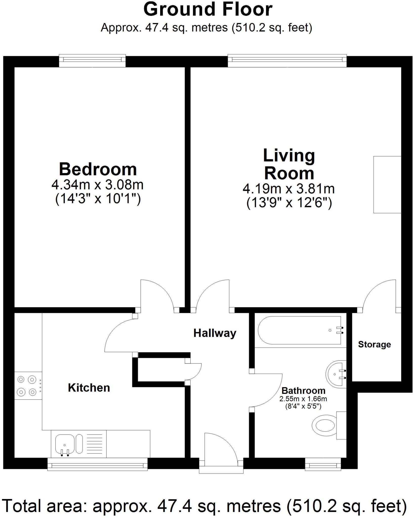 Palatine Road, Manchester floorplan