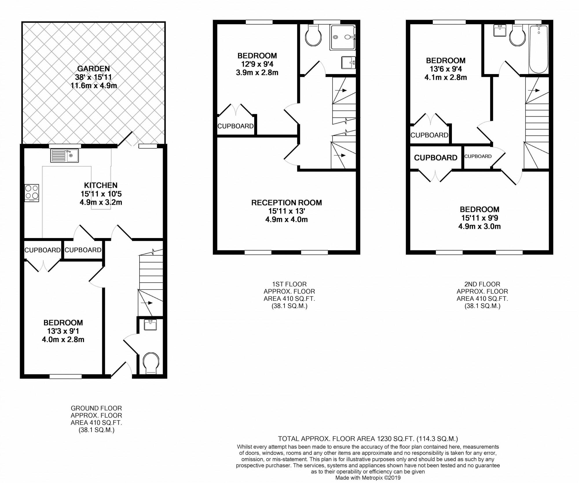 Estoria Close, London, SW2 floorplan