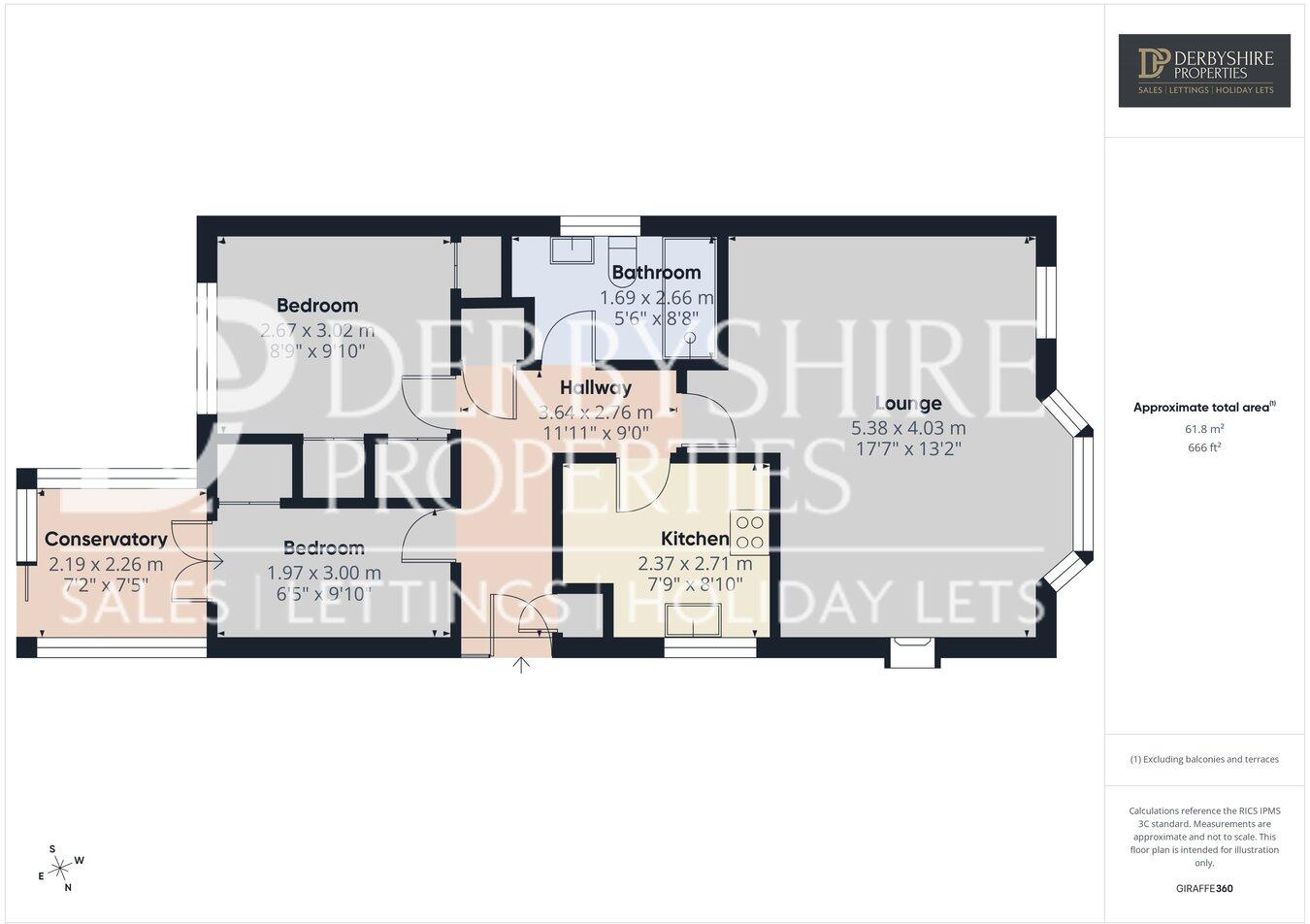 Kedleston Court, Tibshelf, DE55 floorplan